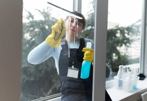 Nettoyage de vitres intérieures et extérieures à Chauchailles